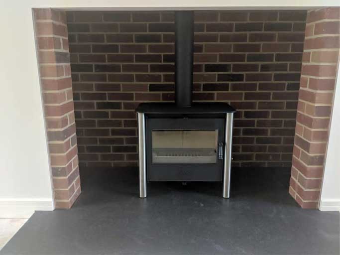 Wood Burning Stove Installed by KR Fireplaces