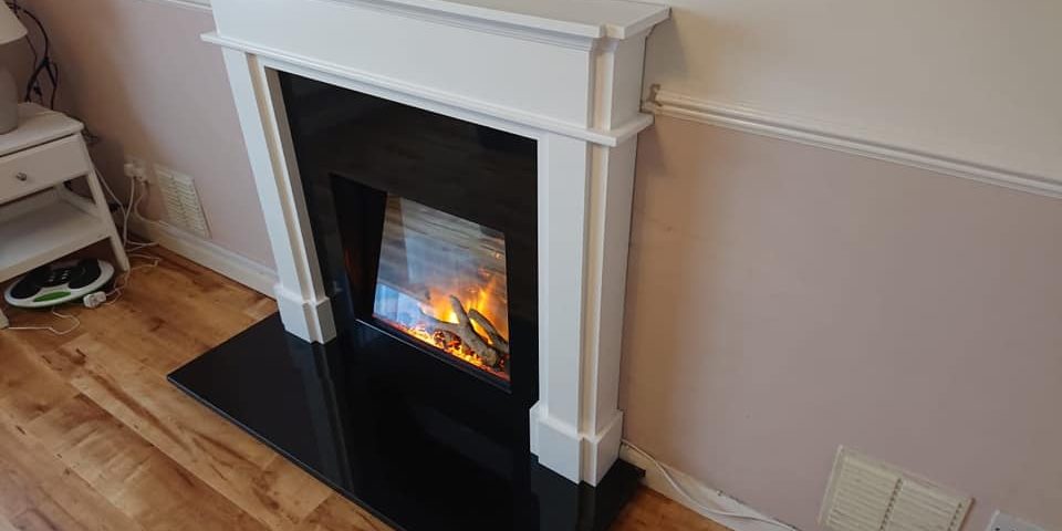 Electric Fire Installed by KR Fireplaces